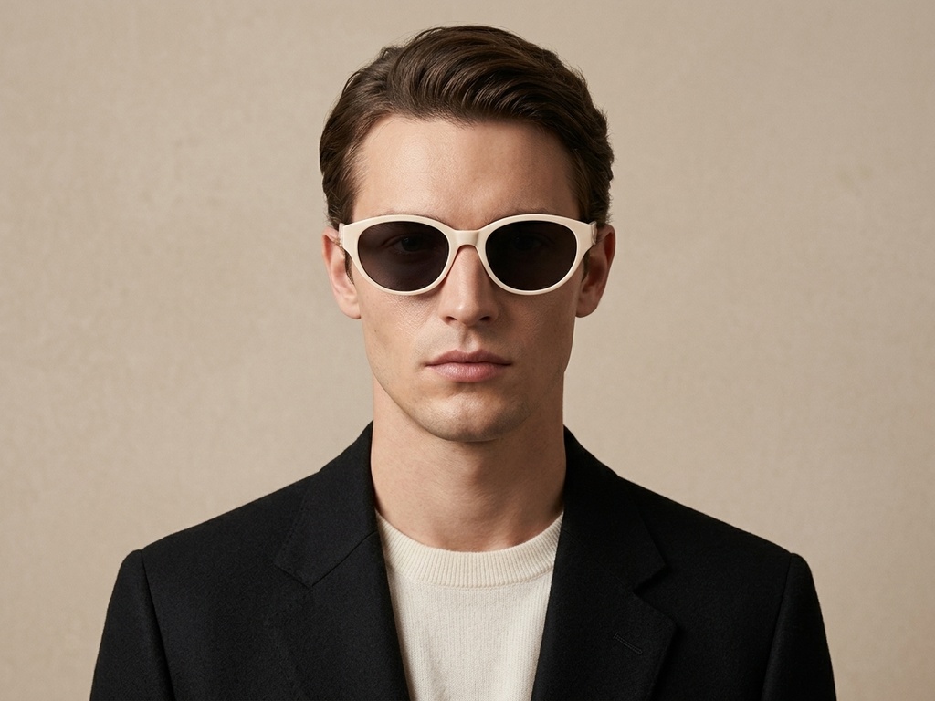 BS423-0435_Cream_Oval_TR90_Sunglasses-tryon_male