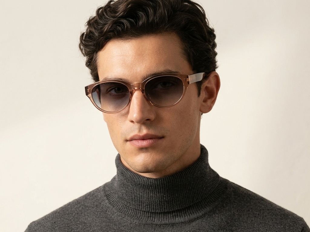 BS423-0436_Brown_Oval_TR90_Sunglasses-tryon_male