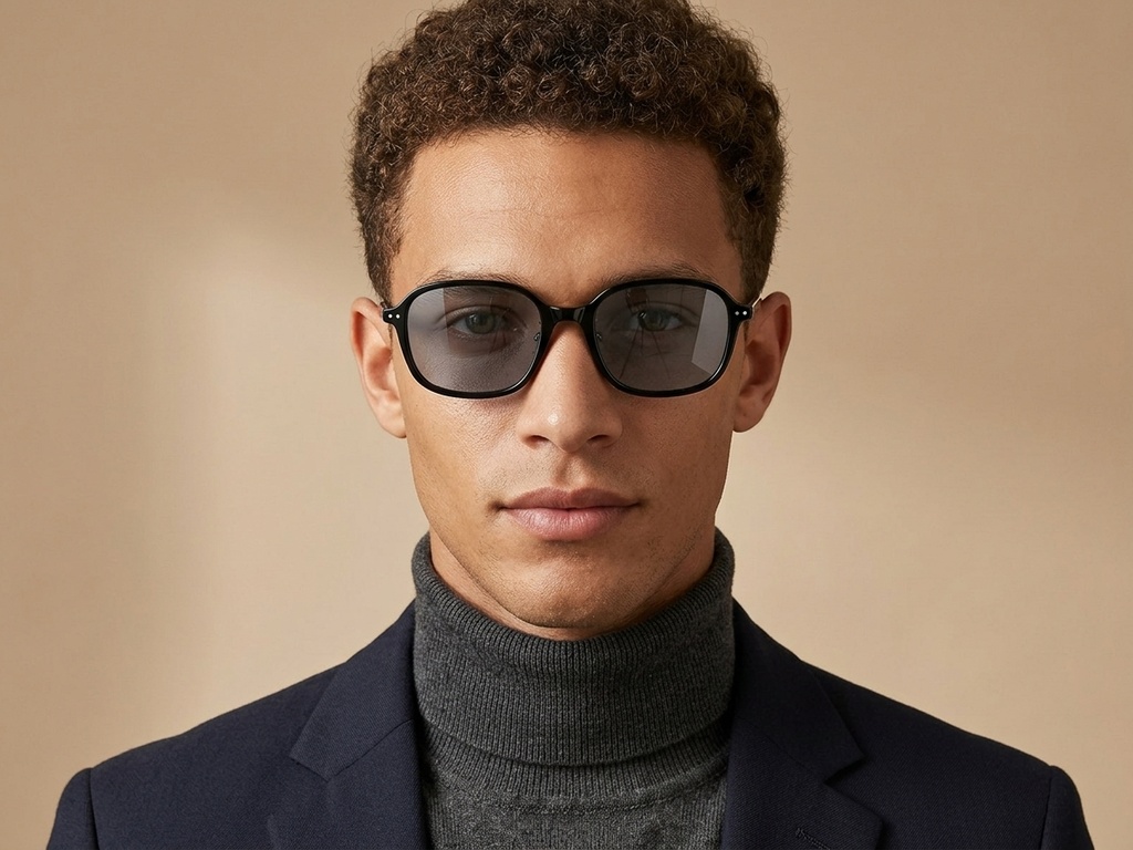 BS423-0437_Black_Rectangular_TR90_Sunglasses-tryon_male