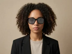 BS423-0441_Black_Rectangular_TR90_Sunglasses-tryon_female