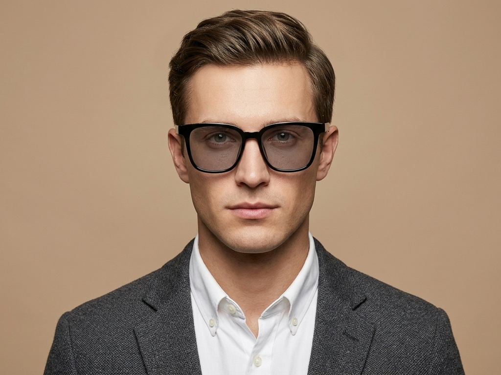 BS423-0441_Black_Rectangular_TR90_Sunglasses-tryon_male