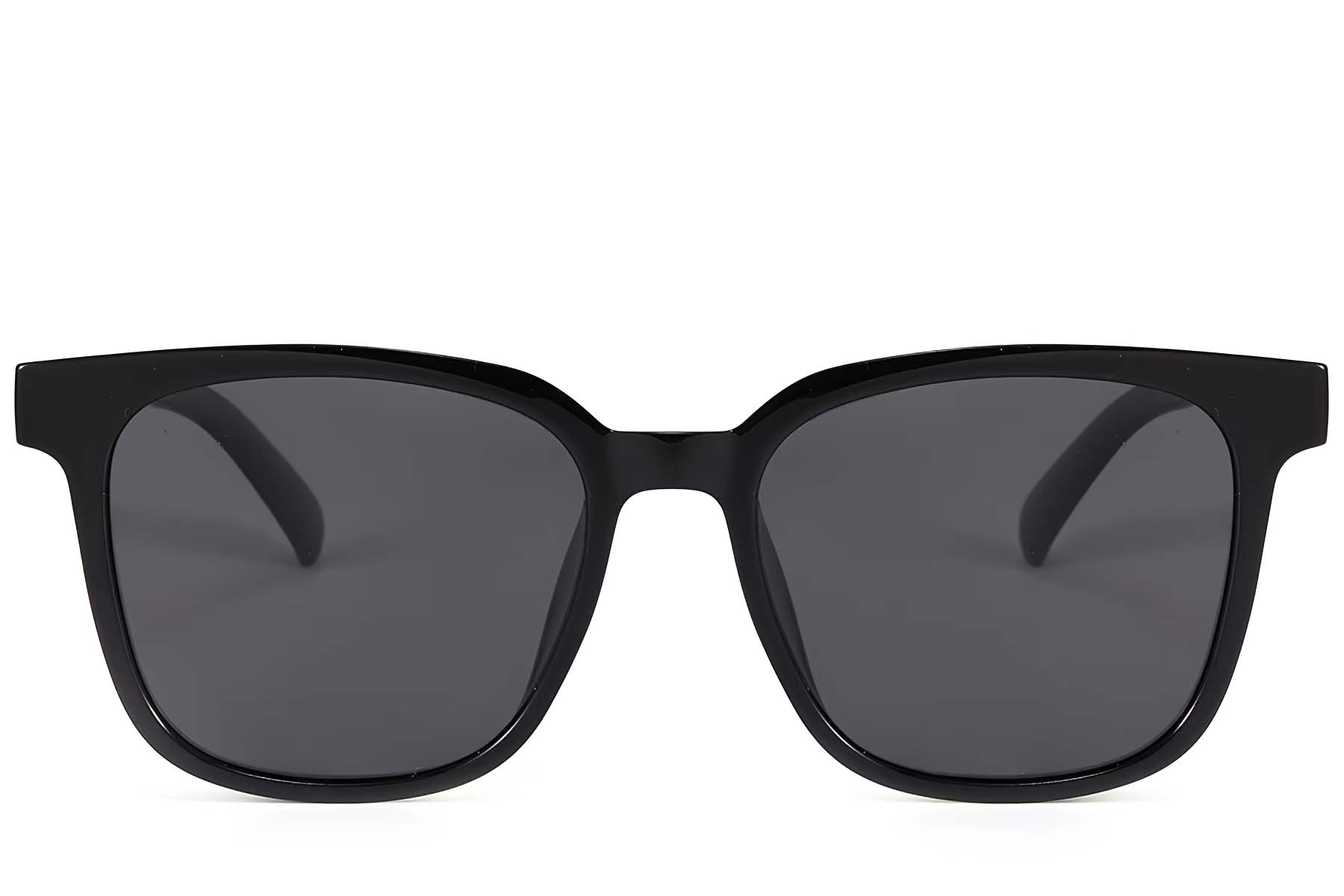 BS423-0441_Black_Rectangular_TR90_Sunglasses_front
