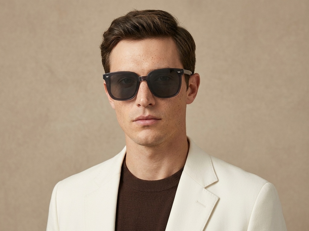 BS423-0450_Grey_Rectangular_TR90_Sunglasses-tryon_male