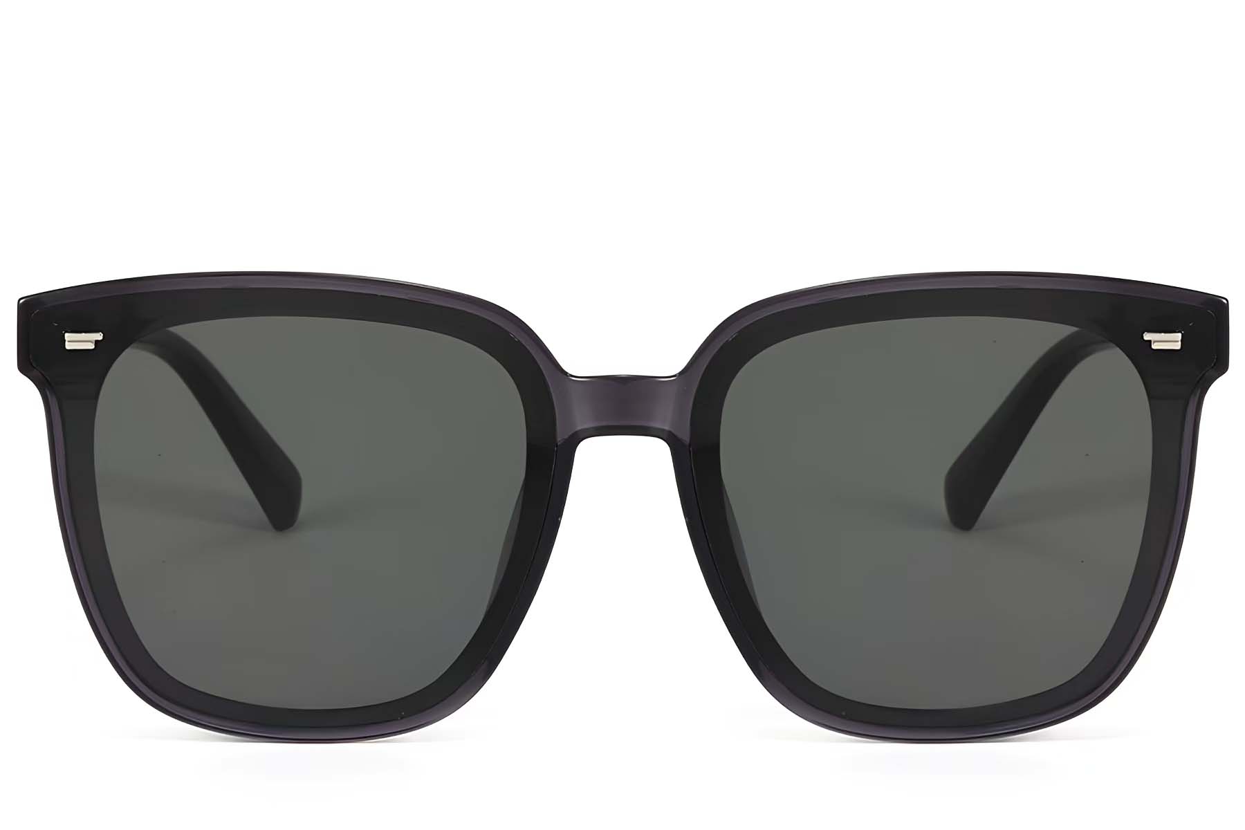 BS423-0450_Grey_Rectangular_TR90_Sunglasses_front