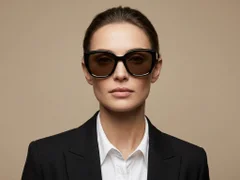 BS423-0454_Black_Oval_TR90_Sunglasses-tryon_female