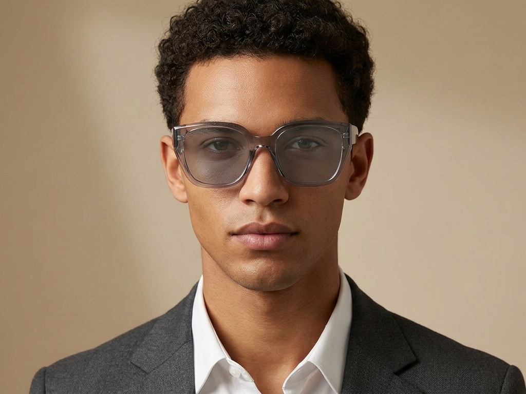 BS423-0456_Grey_Oval_TR90_Sunglasses-tryon_male
