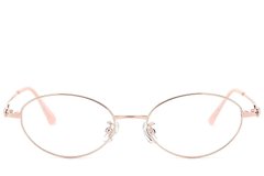 BS423-0457_Pink_Oval_Titanium_Glasses_front