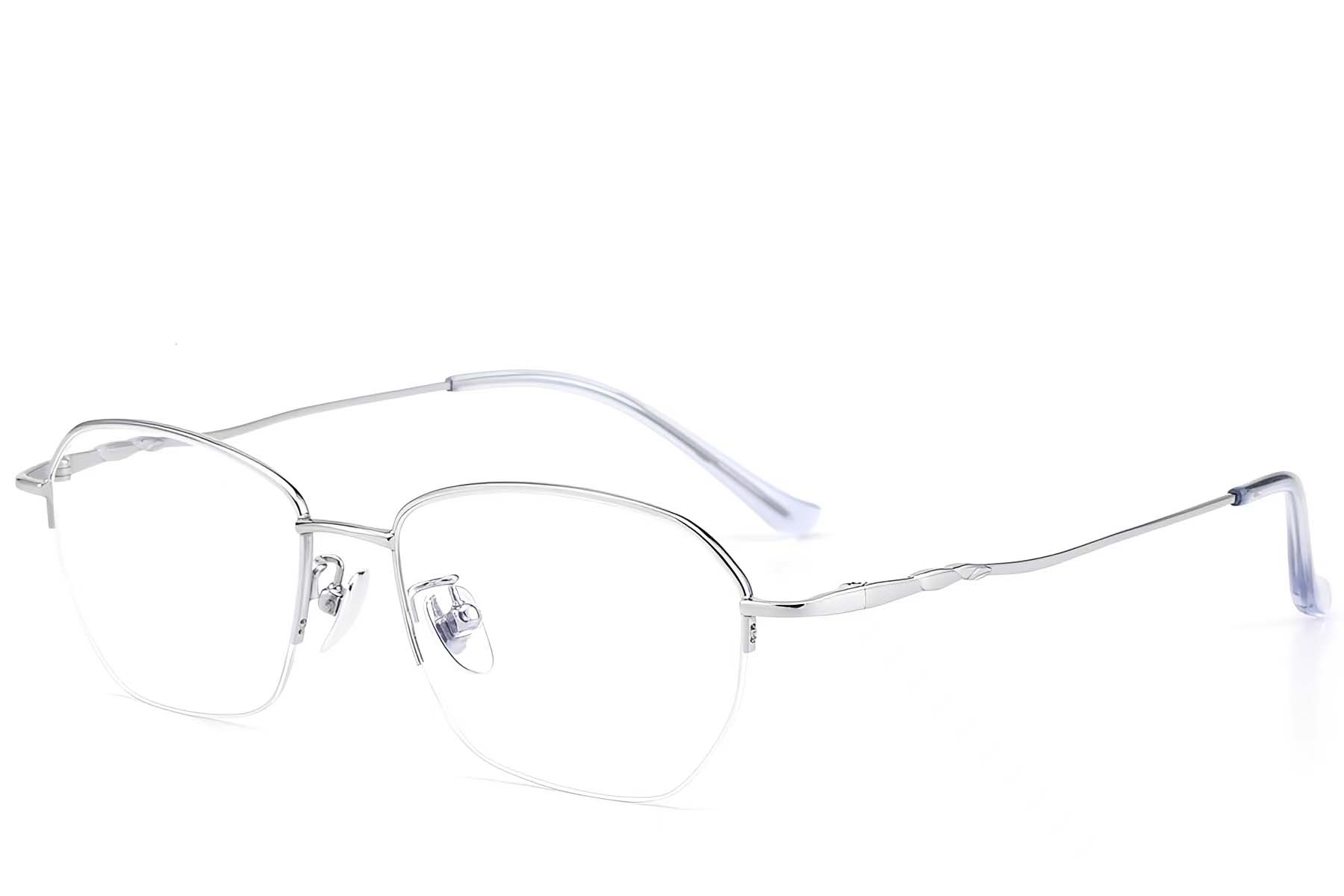 BS423-0463_Silver_Semi-rimless_Titanium_Glasses_corner