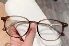BS423-0488_Brown_Oval_TR90_Glasses_front