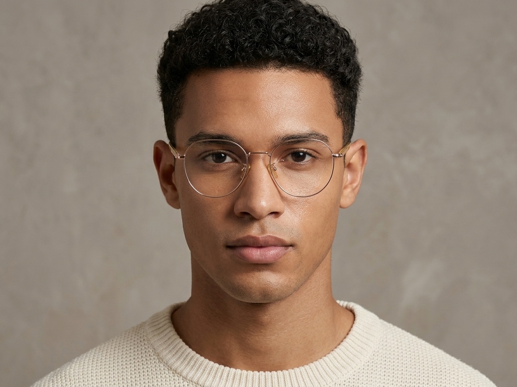 BS423-0498_Pink_Geometric_Metal_Glasses-tryon_male