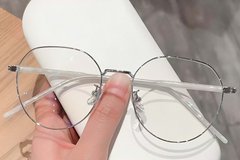BS423-0499_Silver_Geometric_Metal_Glasses_front