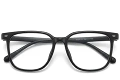 BS423-0503_Black_Rectangular_TR90_Glasses_front