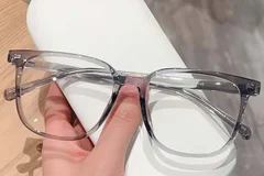 BS423-0504_Grey_Rectangular_TR90_Glasses_front