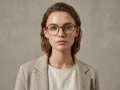BS423-0512_Brown_Oval_TR90_Glasses-tryon_female