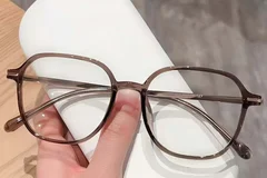 BS423-0512_Brown_Oval_TR90_Glasses_front