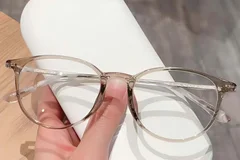 BS423-0515_Brown_Oval_TR90_Glasses_front