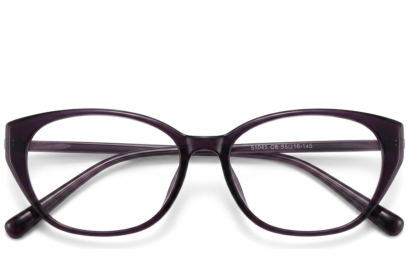 BS423-0524_Purple_Oval_TR90_Glasses_front