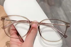 BS423-0539_Brown_Oval_TR90_Glasses_front