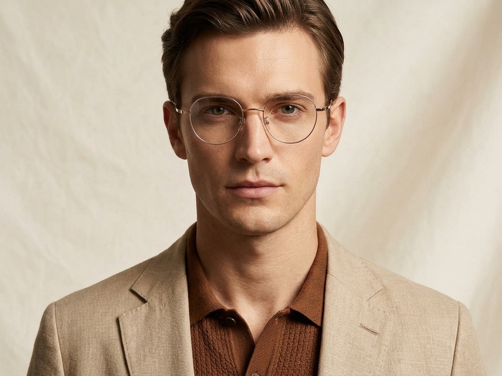 BS423-0550_Pink_Geometric_Titanium_Glasses-tryon_male