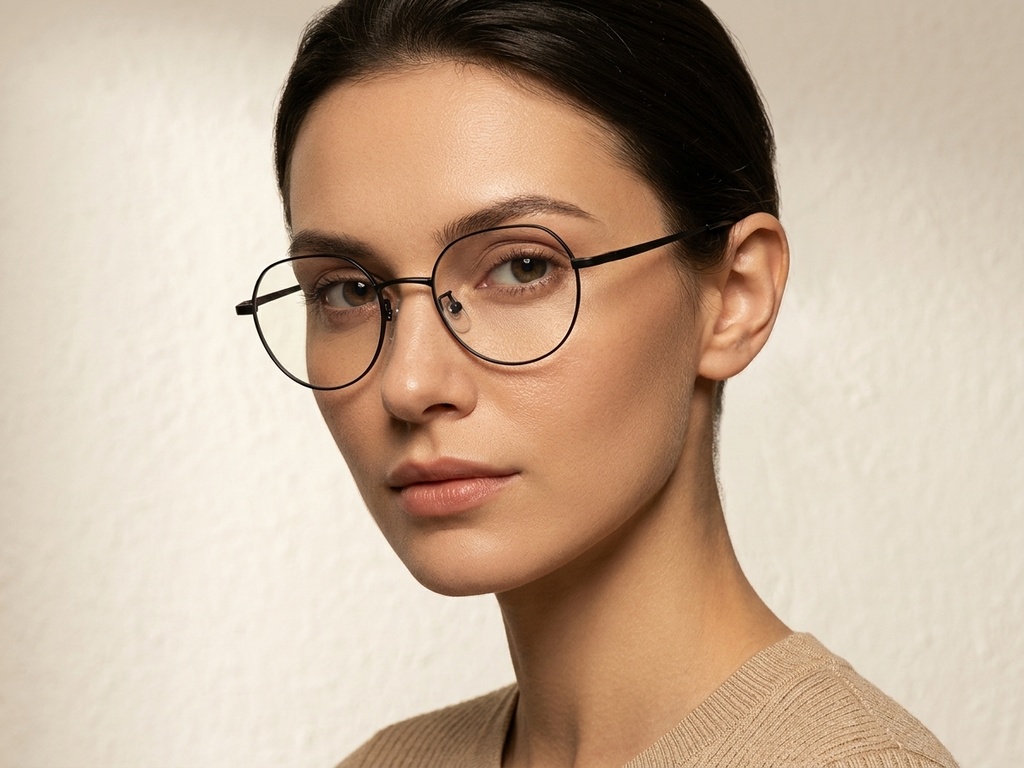 BS423-0552_Black_Geometric_Titanium_Glasses-tryon_female