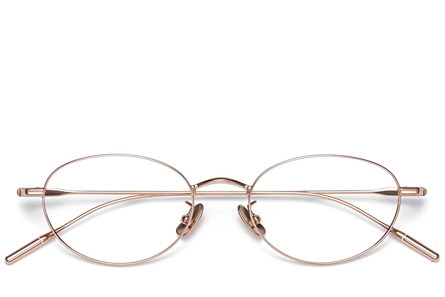 BS423-0556_Pink_Oval_Metal_Glasses_front