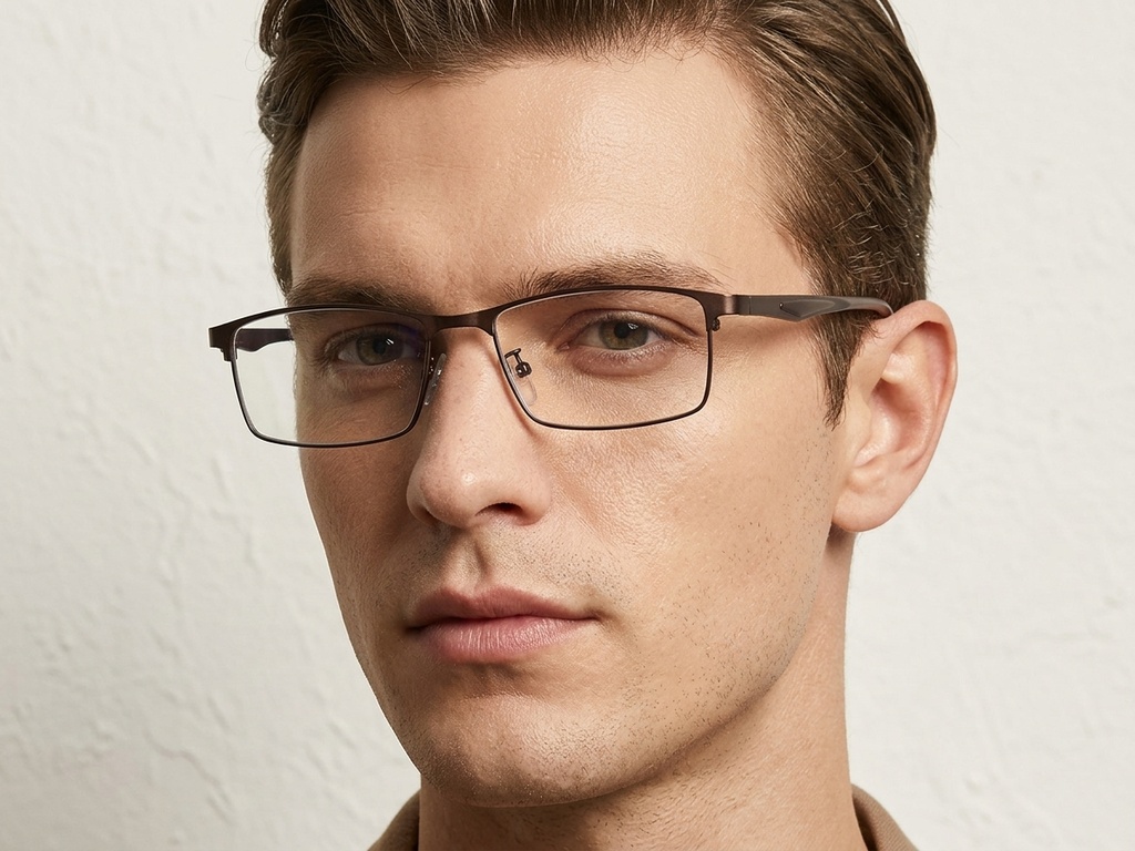 BS423-0560_Brown_Rectangular_Metal_Glasses-tryon_male
