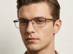 BS423-0560_Brown_Rectangular_Metal_Glasses-tryon_male
