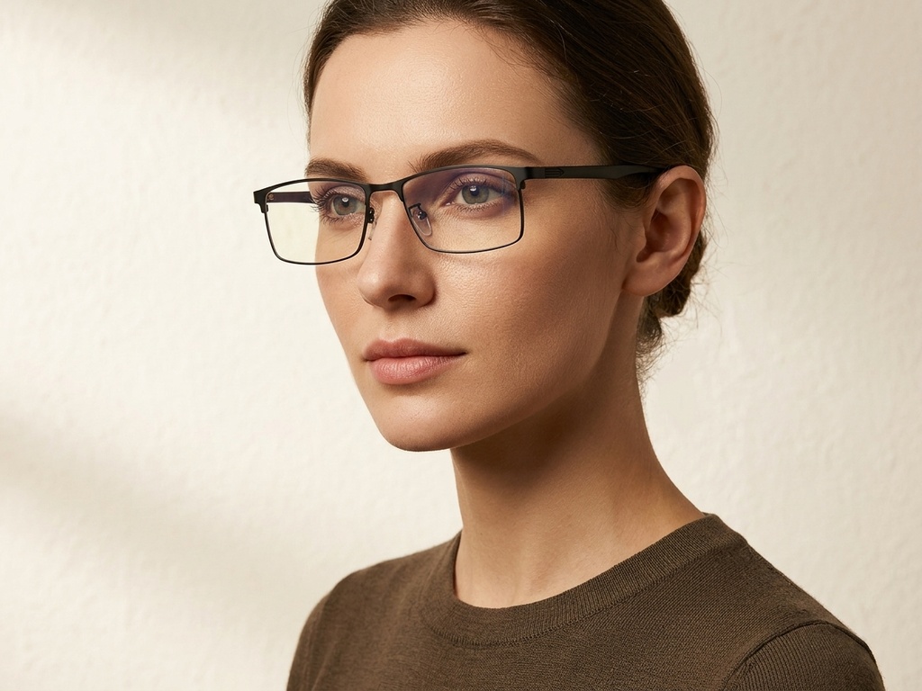 BS423-0561_Black_Rectangular_Metal_Glasses-tryon_female