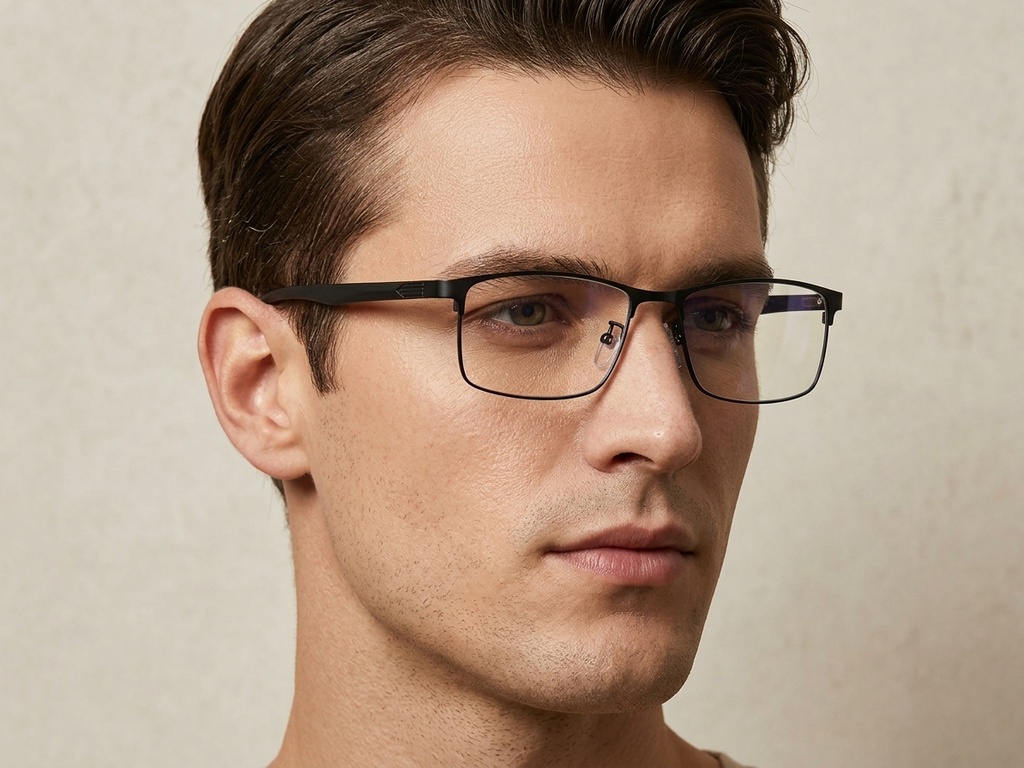 BS423-0561_Black_Rectangular_Metal_Glasses-tryon_male