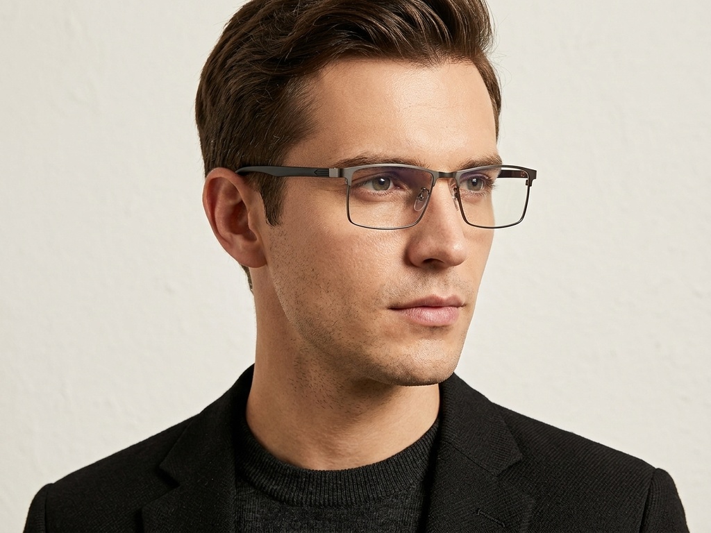 BS423-0562_Grey_Rectangular_Metal_Glasses-tryon_male