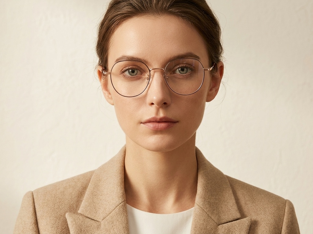BS423-0567_Pink_Geometric_Titanium_Glasses-tryon_female