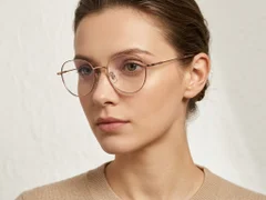 BS423-0568_Pink_Geometric_Titanium_Glasses-tryon_female