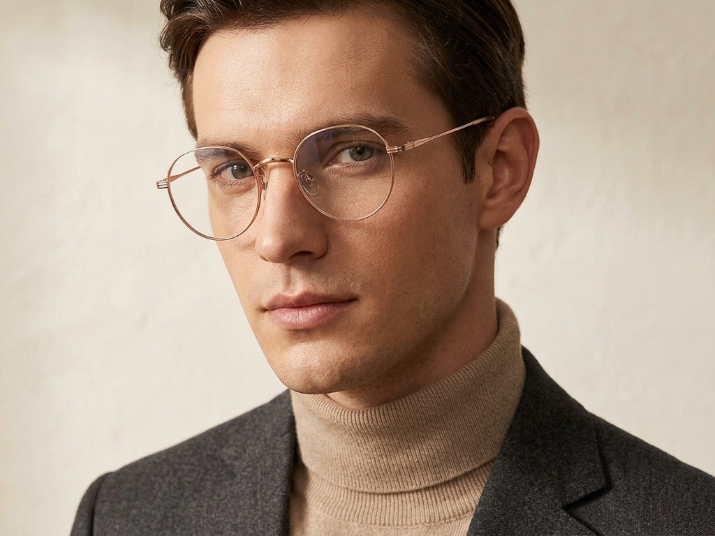 BS423-0570_Pink_Oval_Titanium_Glasses-tryon_male