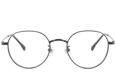 BS423-0571_Black_Oval_Titanium_Glasses-front