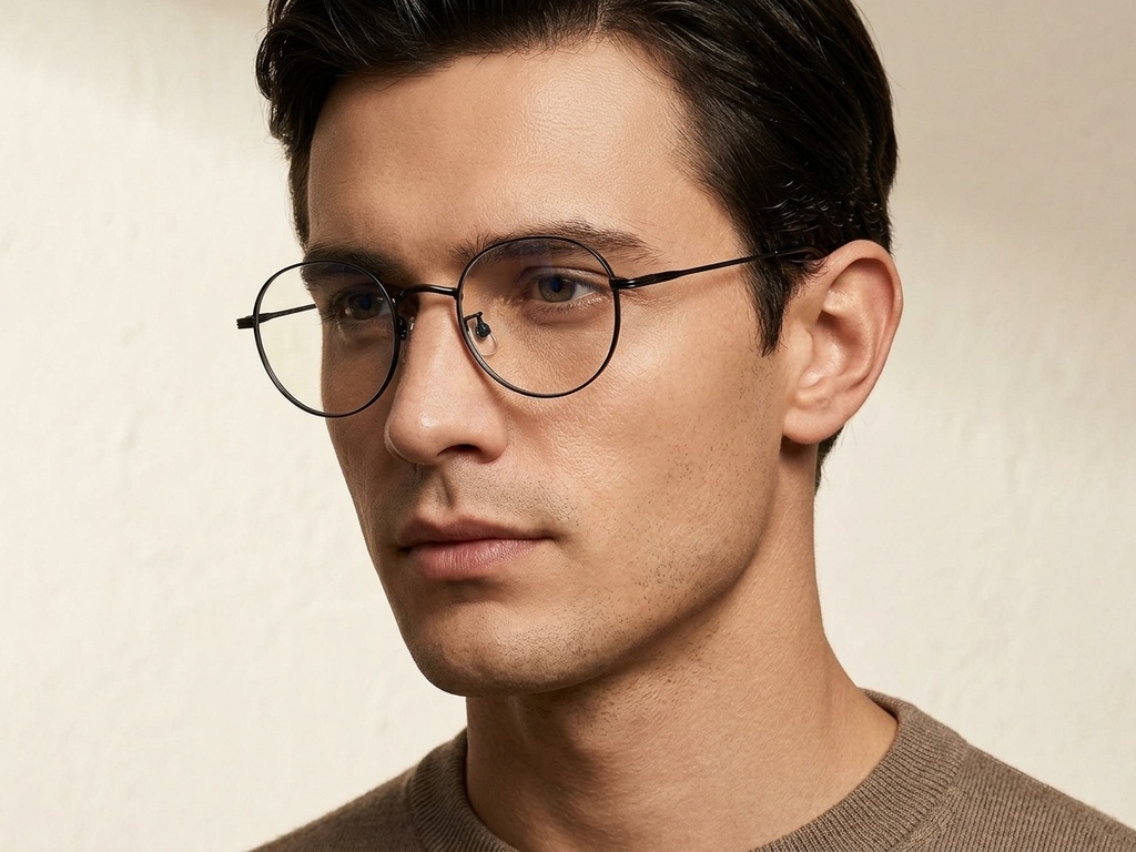BS423-0571_Black_Oval_Titanium_Glasses-tryon_male