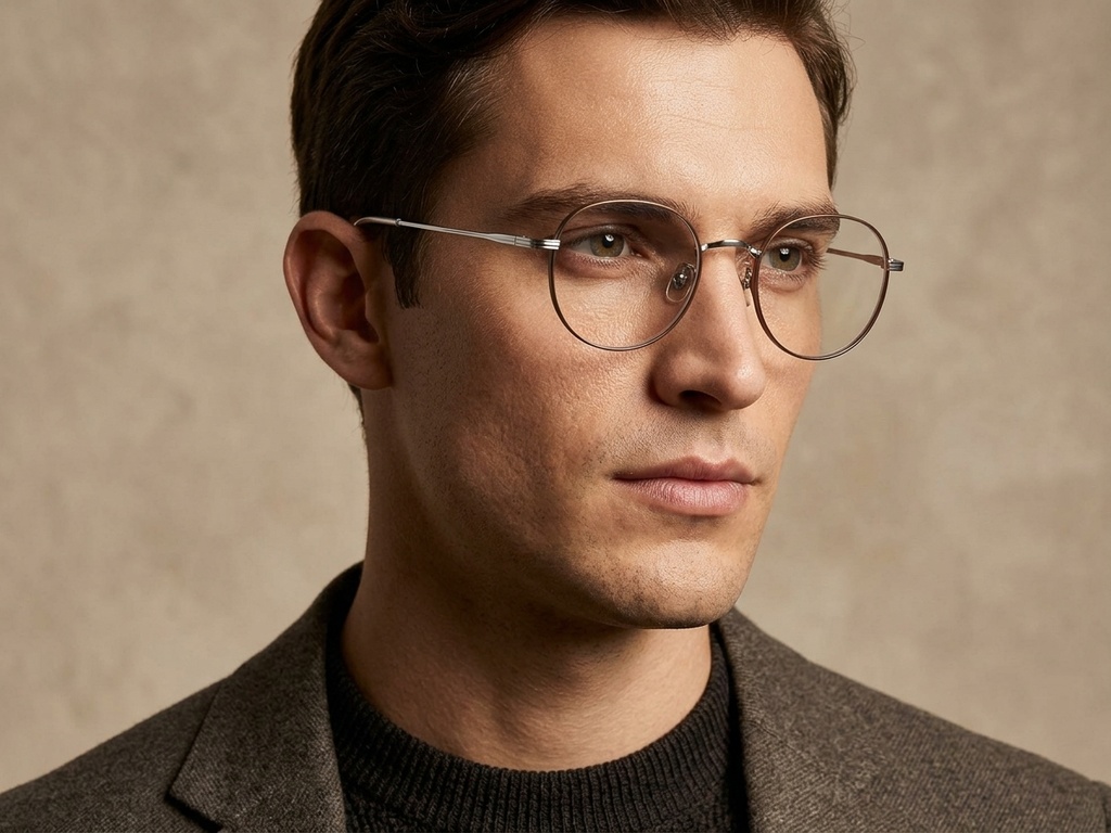 BS423-0572_Brown_Oval_Titanium_Glasses-tryon_male