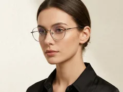 BS423-0574_Grey_Oval_Titanium_Glasses-tryon_female