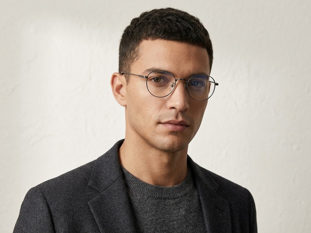 BS423-0574_Grey_Oval_Titanium_Glasses-tryon_male