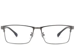 BS423-0576_Grey_Rectangular_Metal_Glasses-front
