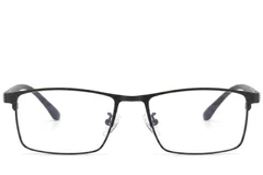 BS423-0578_Black_Rectangular_Metal_Glasses-front