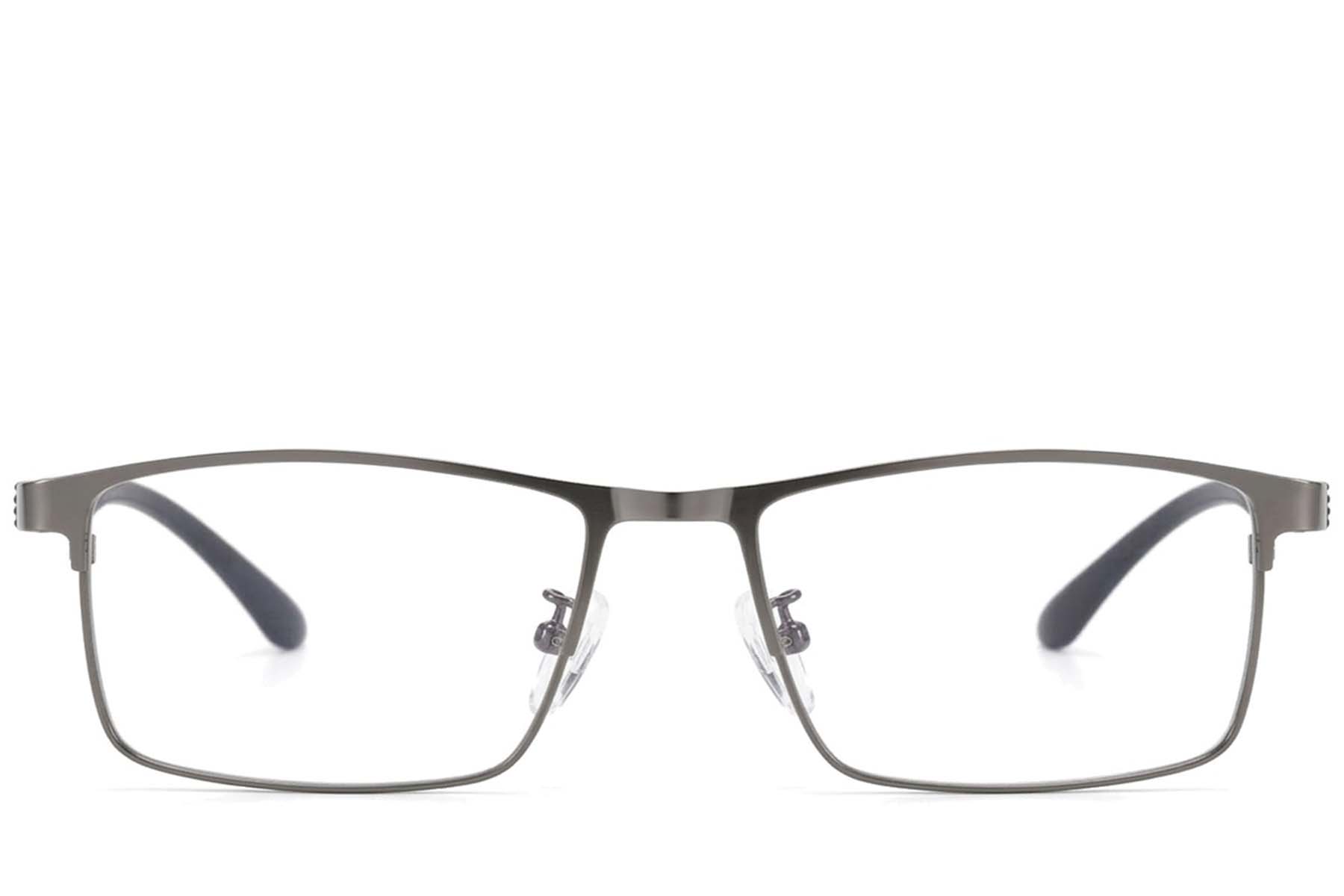BS423-0579_Grey_Rectangular_Metal_Glasses-front