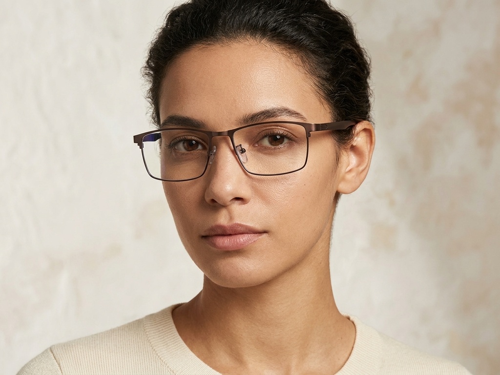 BS423-0580_Brown_Rectangular_Metal_Glasses-tryon_female