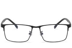 BS423-0581_Black_Rectangular_Metal_Glasses-front