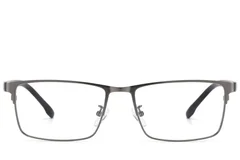BS423-0582_Grey_Rectangular_Metal_Glasses-front