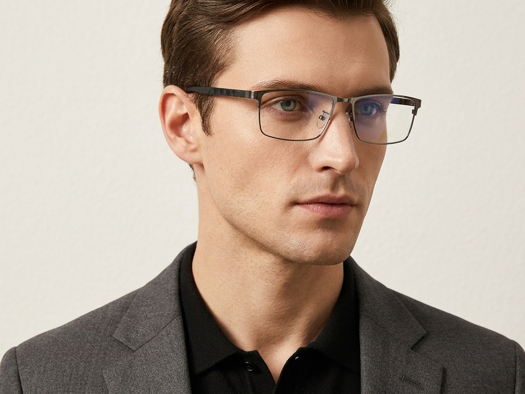 BS423-0582_Grey_Rectangular_Metal_Glasses-tryon_male