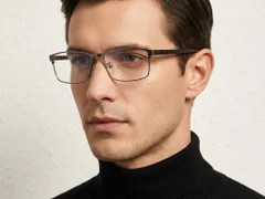 BS423-0585_Grey_Rectangular_Metal_Glasses-tryon_male