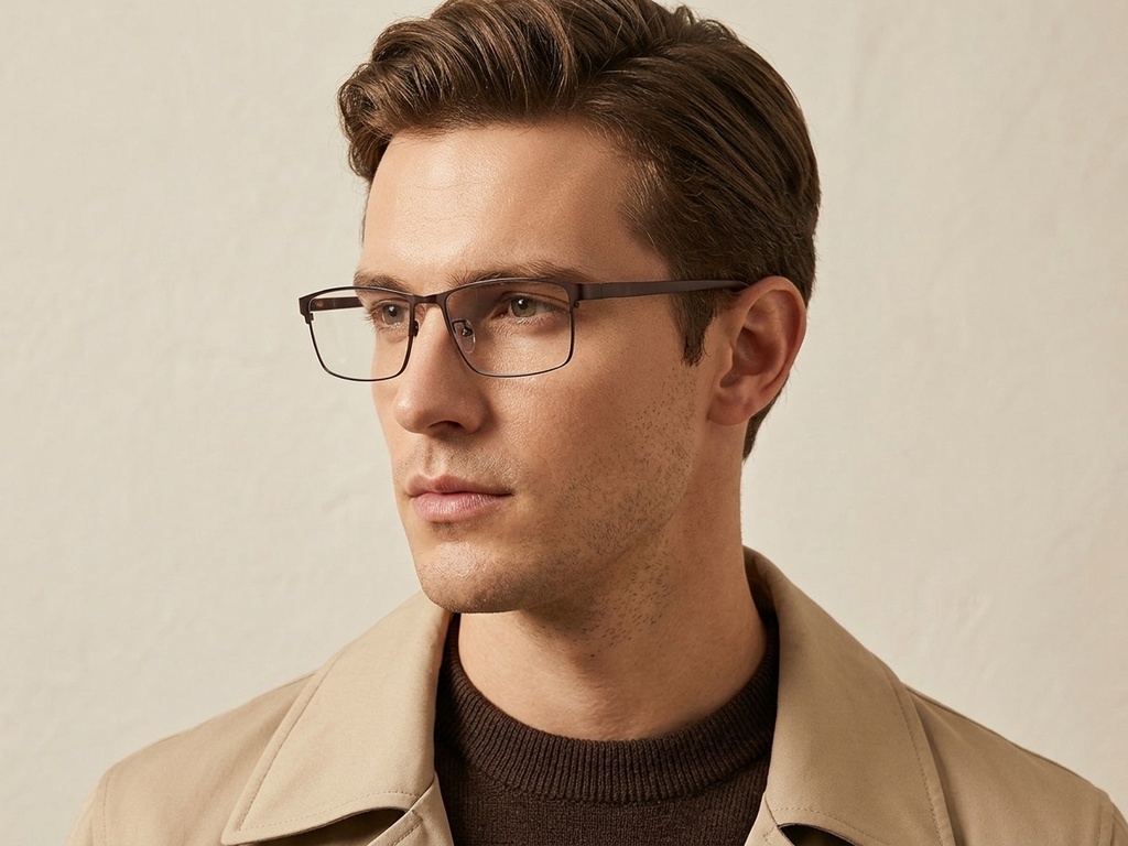 BS423-0586_Brown_Rectangular_Metal_Glasses-tryon_male