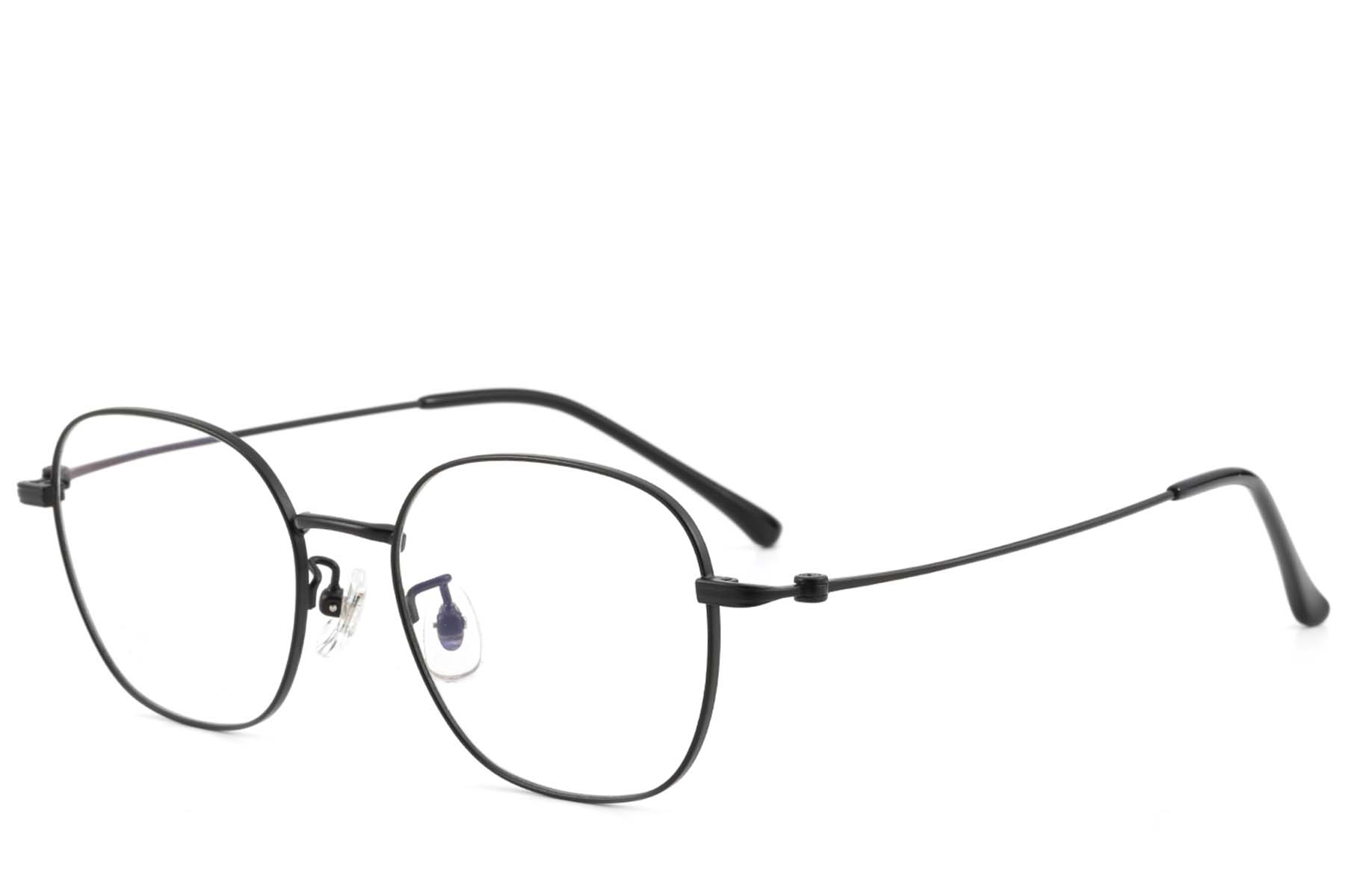 BS423-0590_Black_Rectangular_Titanium_Glasses_corner