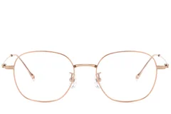BS423-0591_Pink_Rectangular_Titanium_Glasses-front