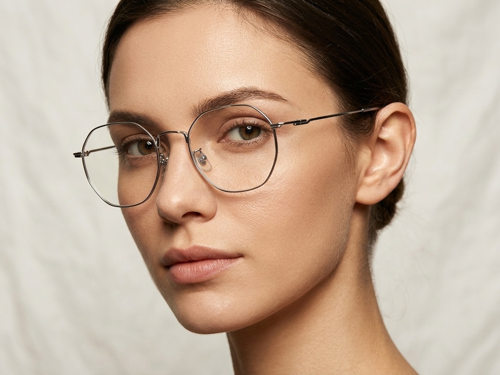 BS423-0592_Silver_Geometric_Titanium_Glasses-tryon_female